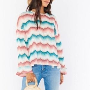 Show Me Your Mumu chevron Sweater